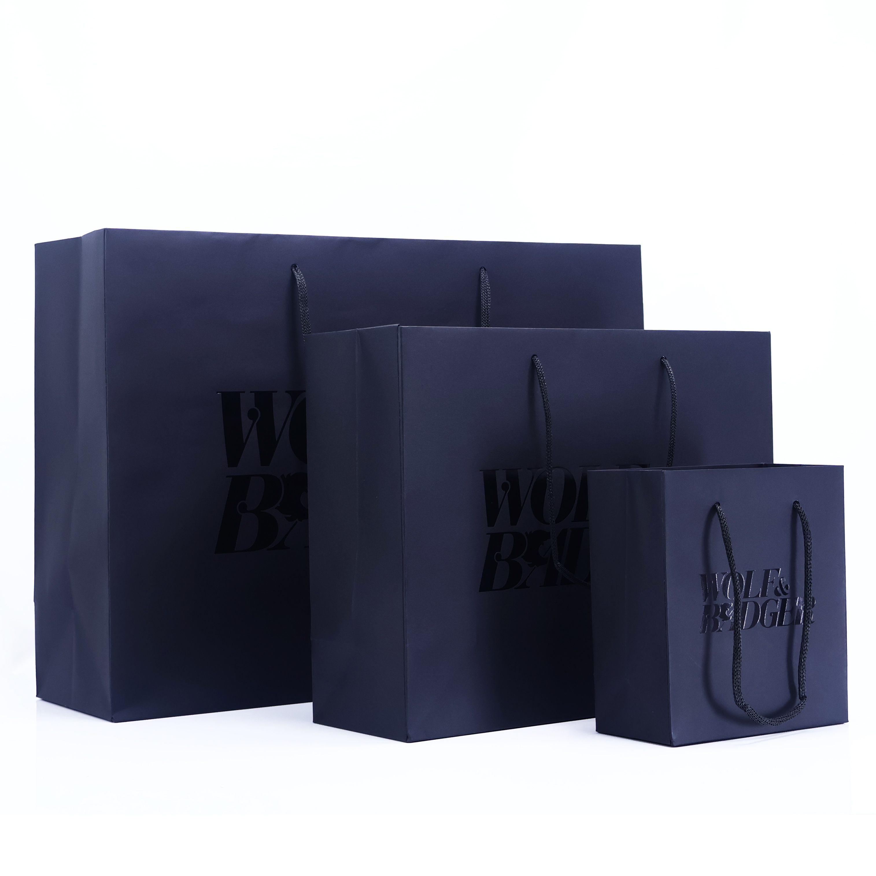 Black paper bag