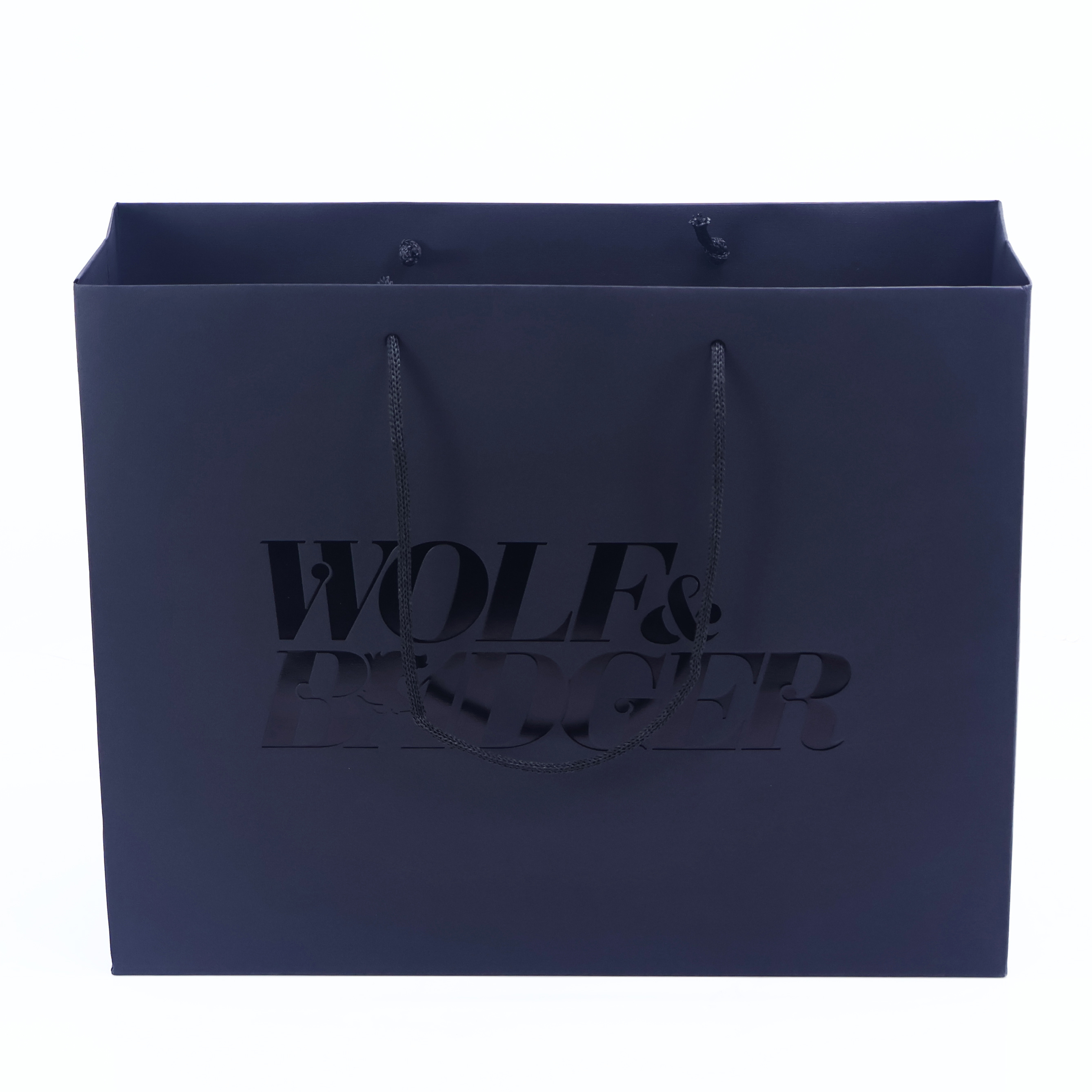 Black paper bag