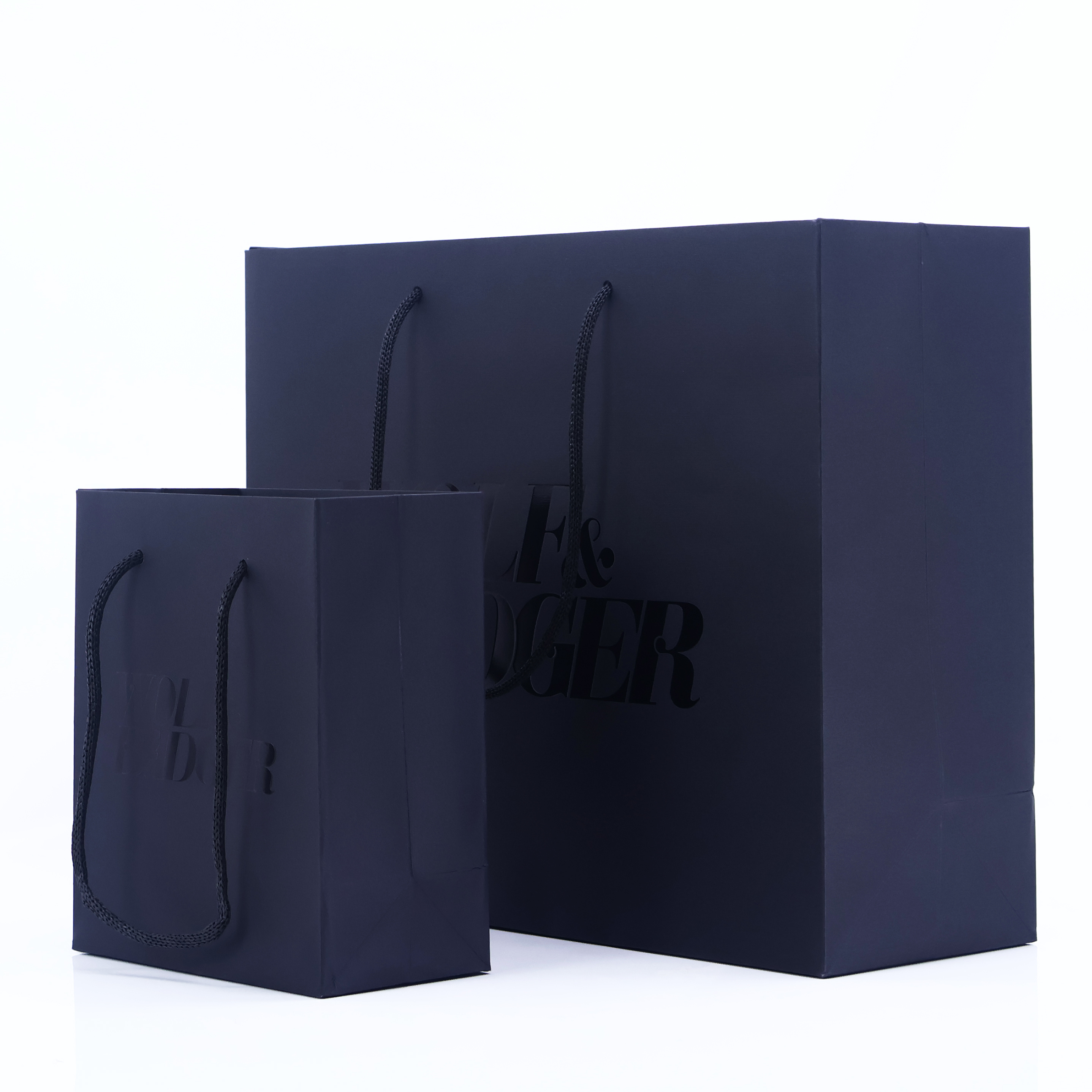 Black paper bag