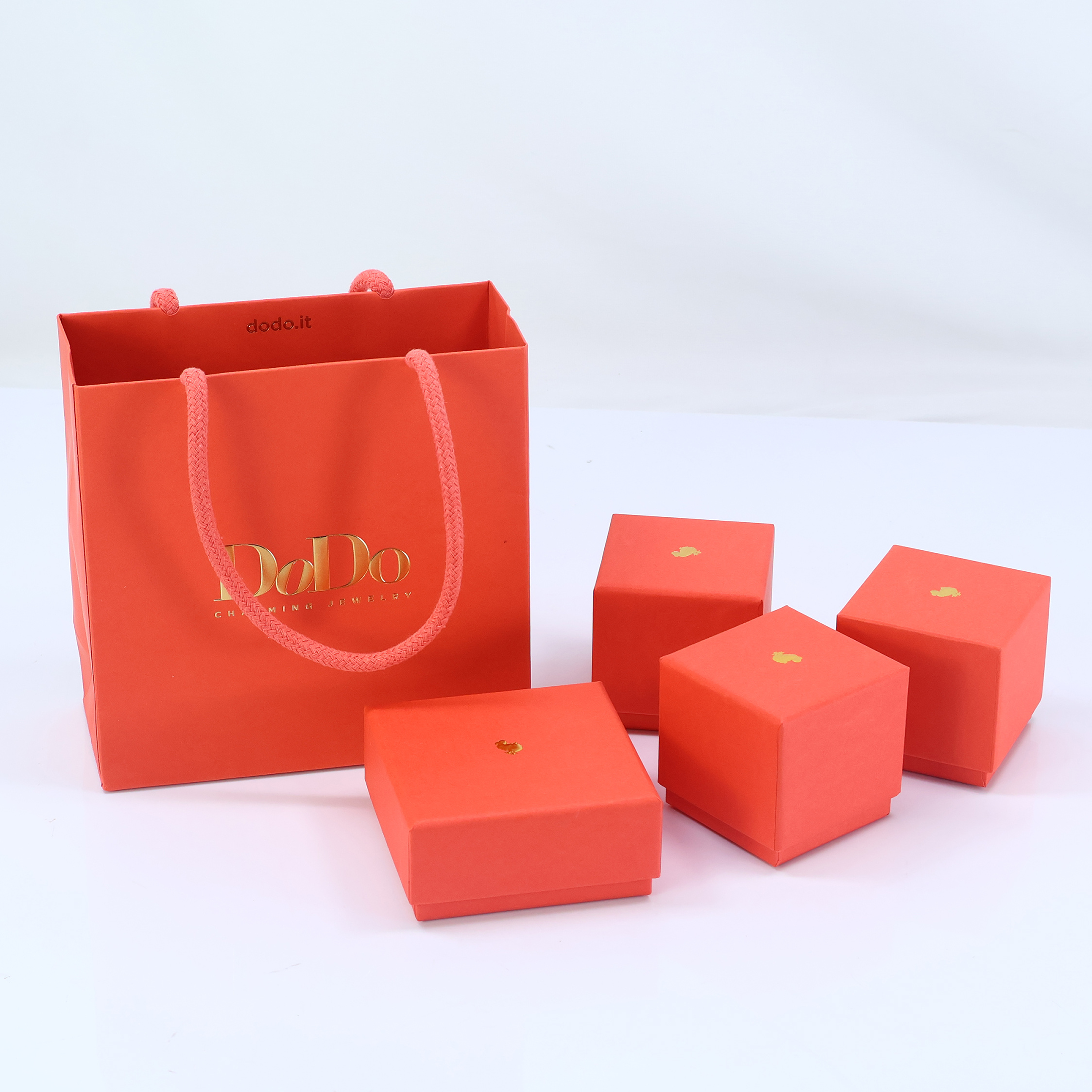 Ring Jewelry packaging paper bag paper box set