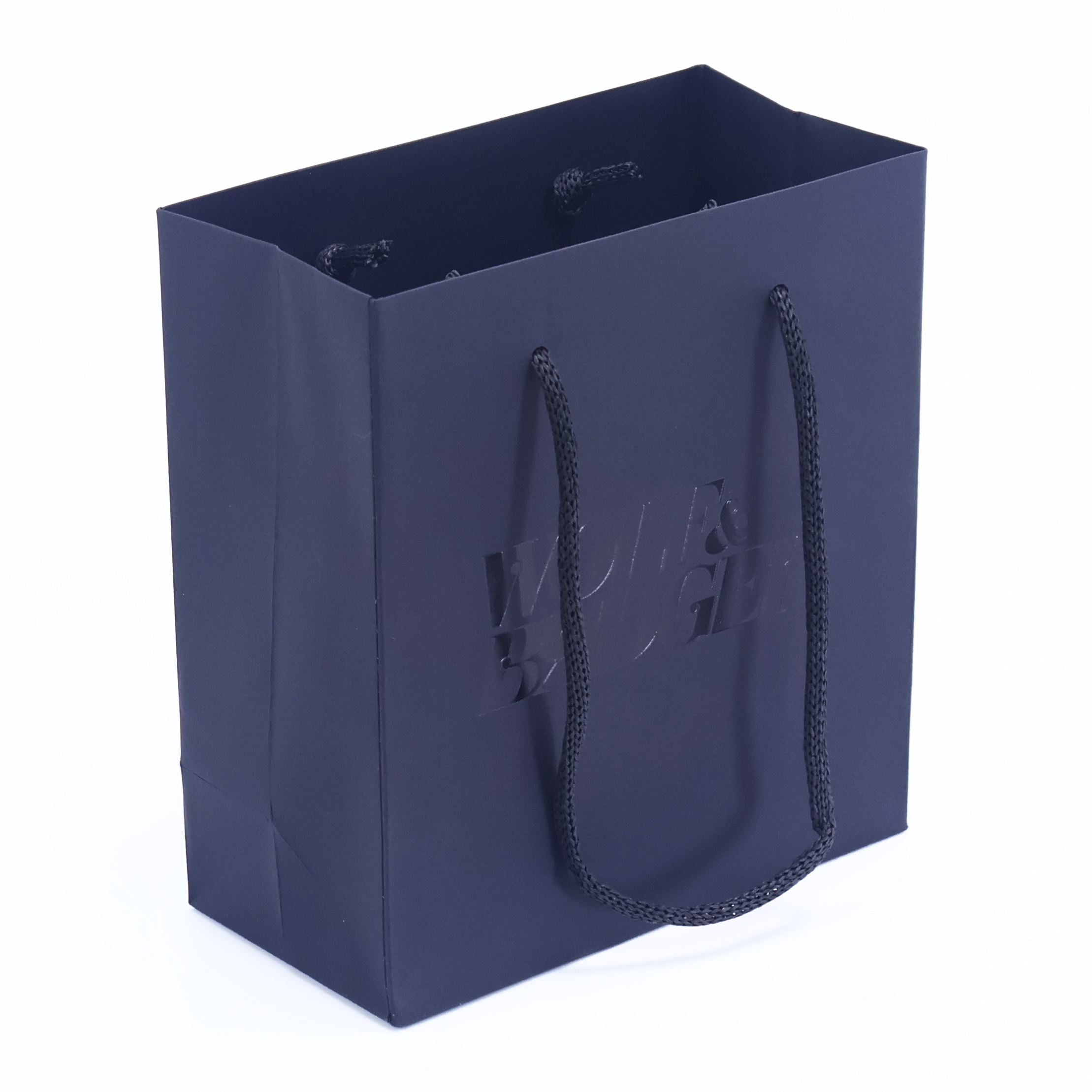 Black paper bag