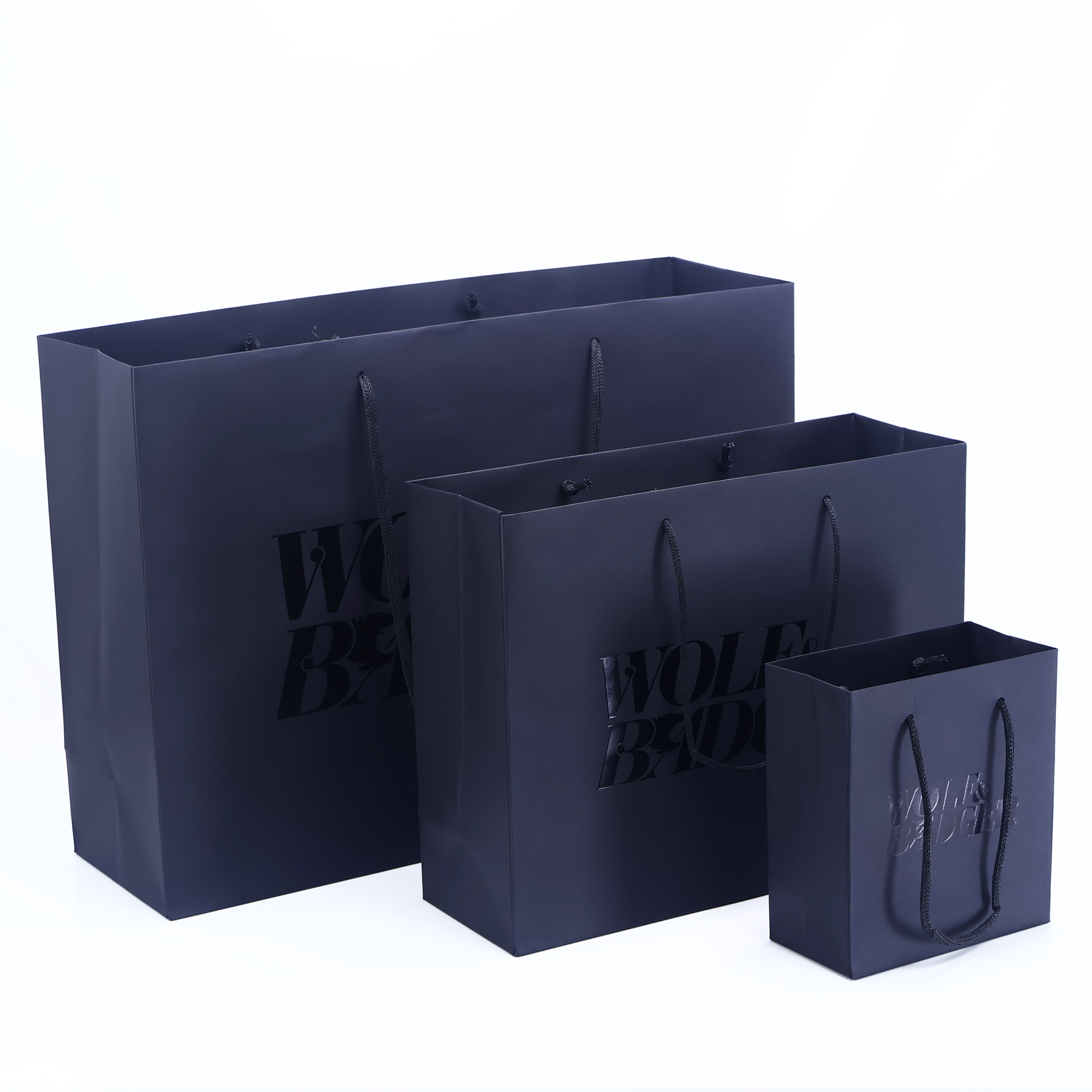Black paper bag