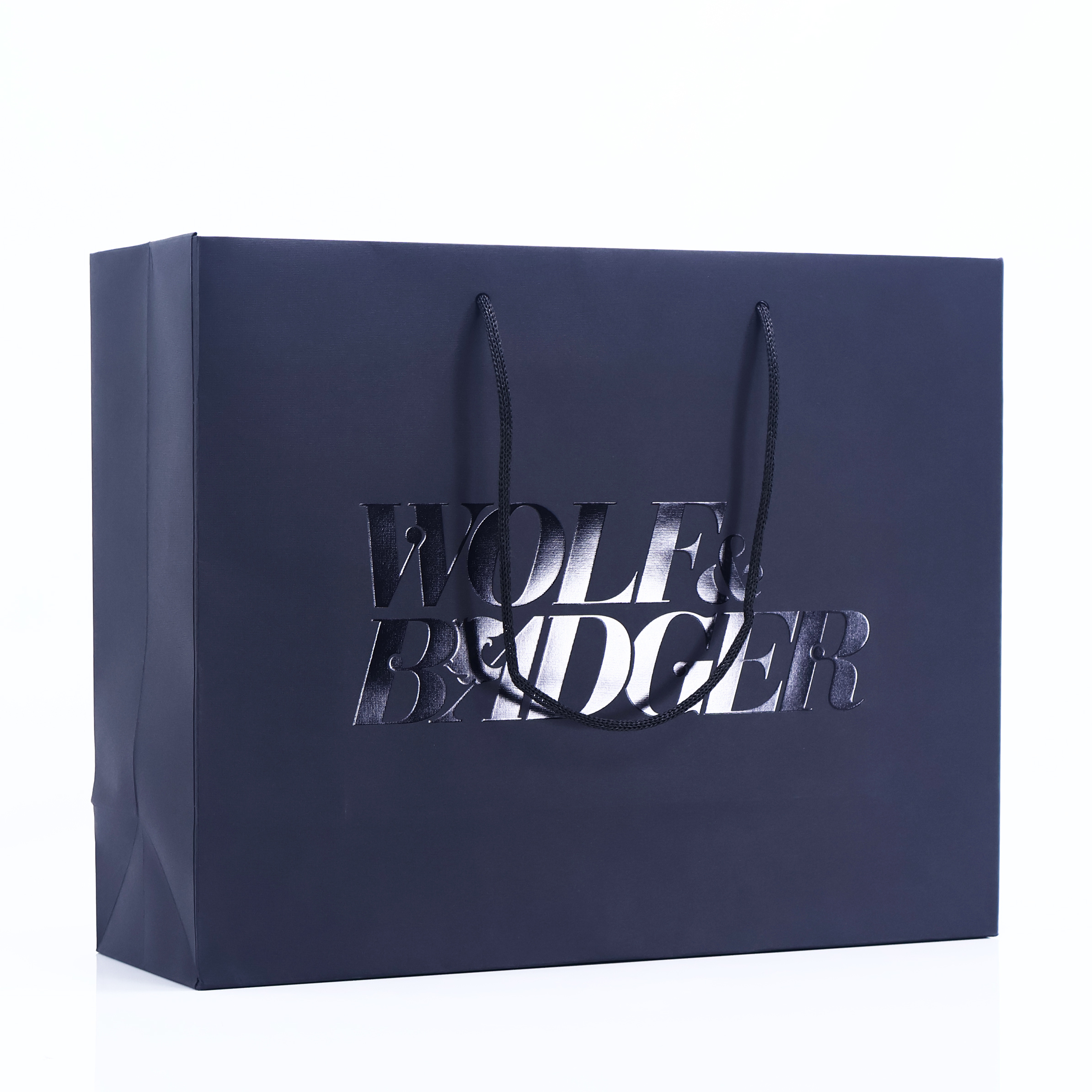 Black paper bag