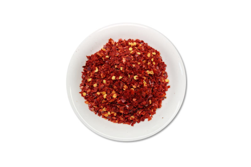 Crushed chili with seed