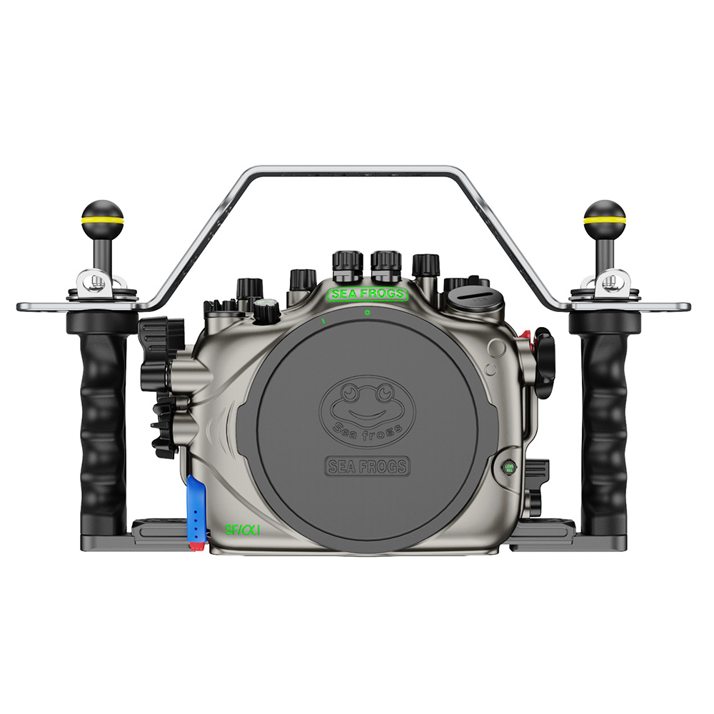 See frösche Aluminium legierung Unterwasser kamera Fall für Sony A1