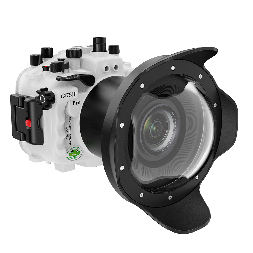 Sea Frogs Underwater Camera Housing For Sony A7SIII  with WA005 Dome port