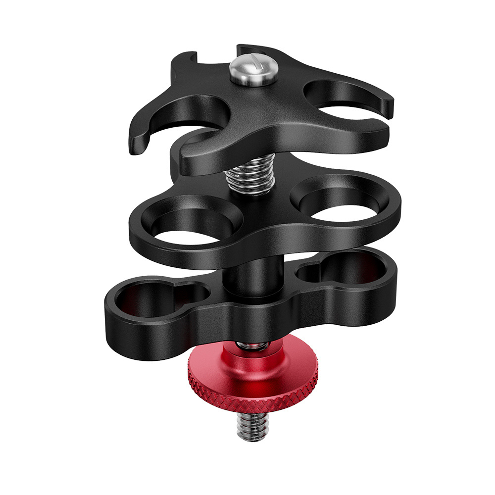 Seafrogs CNC-Kamera Zubehör Aluminium Ball Clamp Tauchen Schmetterling Clip Mount für Tauchen Fackel