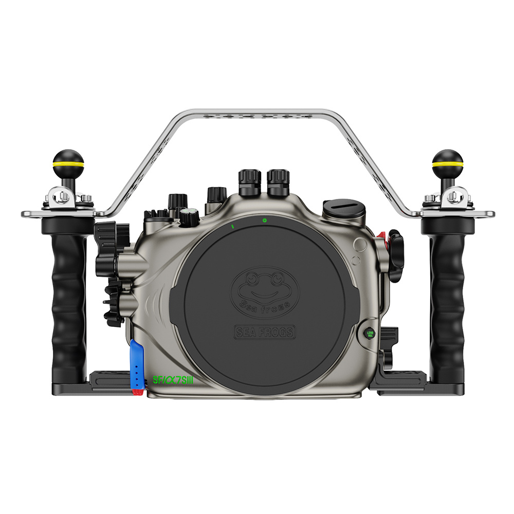 See frösche Aluminium legierung Tauch kamera gehäuse für Sony A7S III