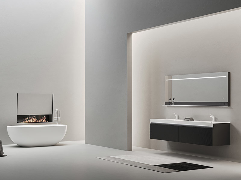 Double sink vanity