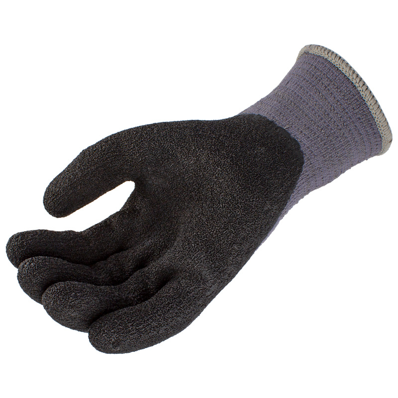 10 Gauge Polyester Terry with Black Crinkle Latex Coating