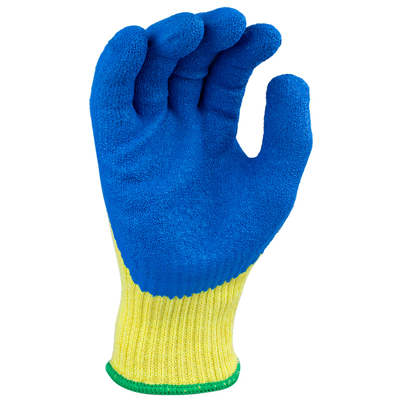 10 Gauge Aramid Lining with Crinkle Latex Coating 10 Gauge Aramid Lining with Crinkle Latex Coating