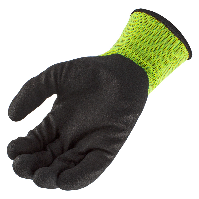 Winter Double lining with Black Sandy Nitrile Coating