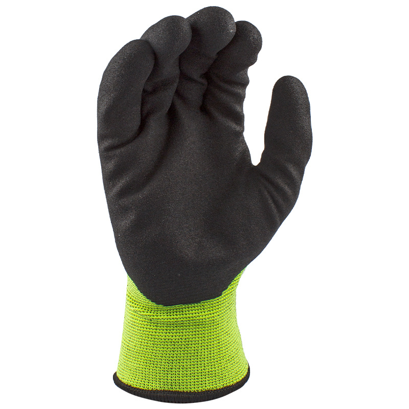 Winter Double lining with Black Sandy Nitrile Coating