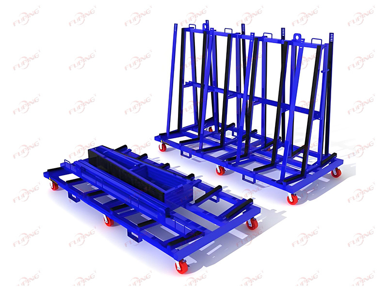 A款玻璃運輸料架（帶六只腳輪）
