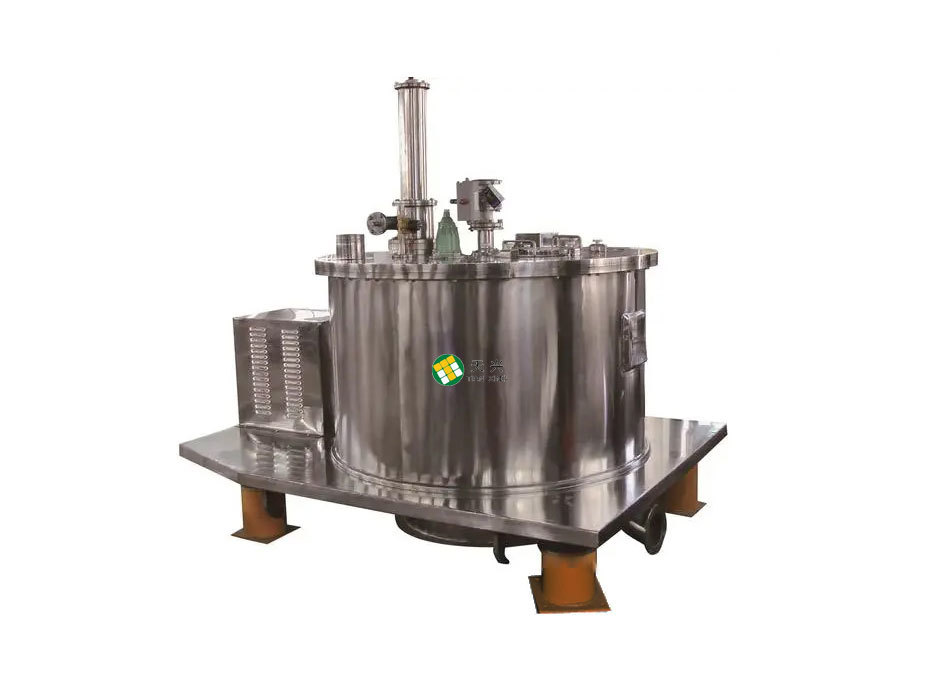 Flat-bottom unloading filter centrifuge