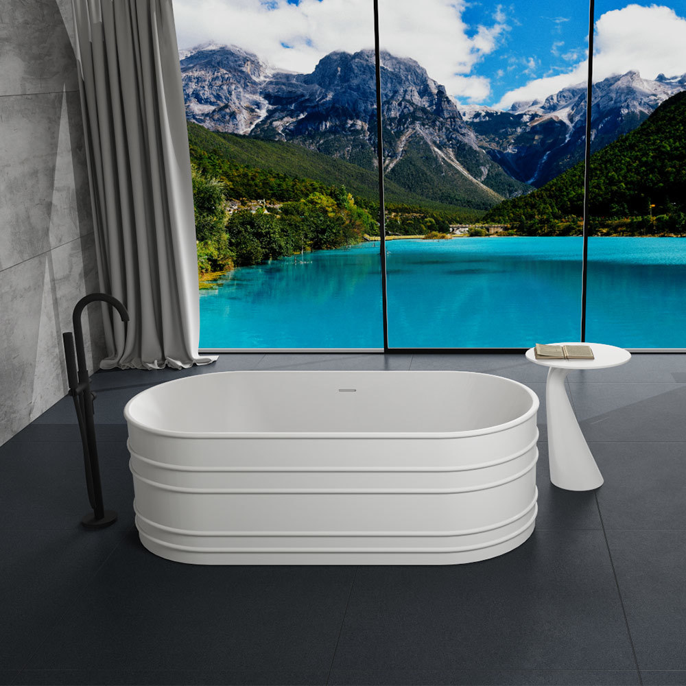 ELLISSE Solid surface bathtub