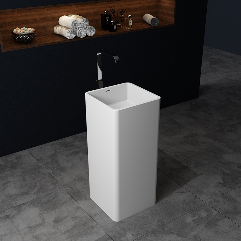 Solid Surface Freestanding Basin