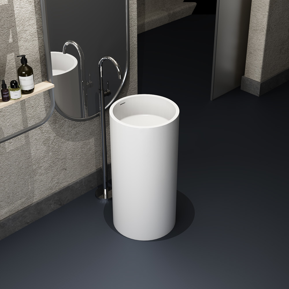 Solid Surface Freestanding Basin