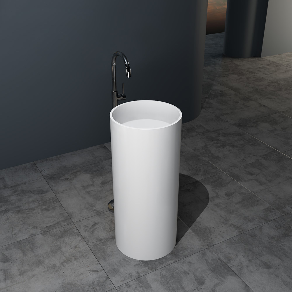 Solid Surface Freestanding Basin