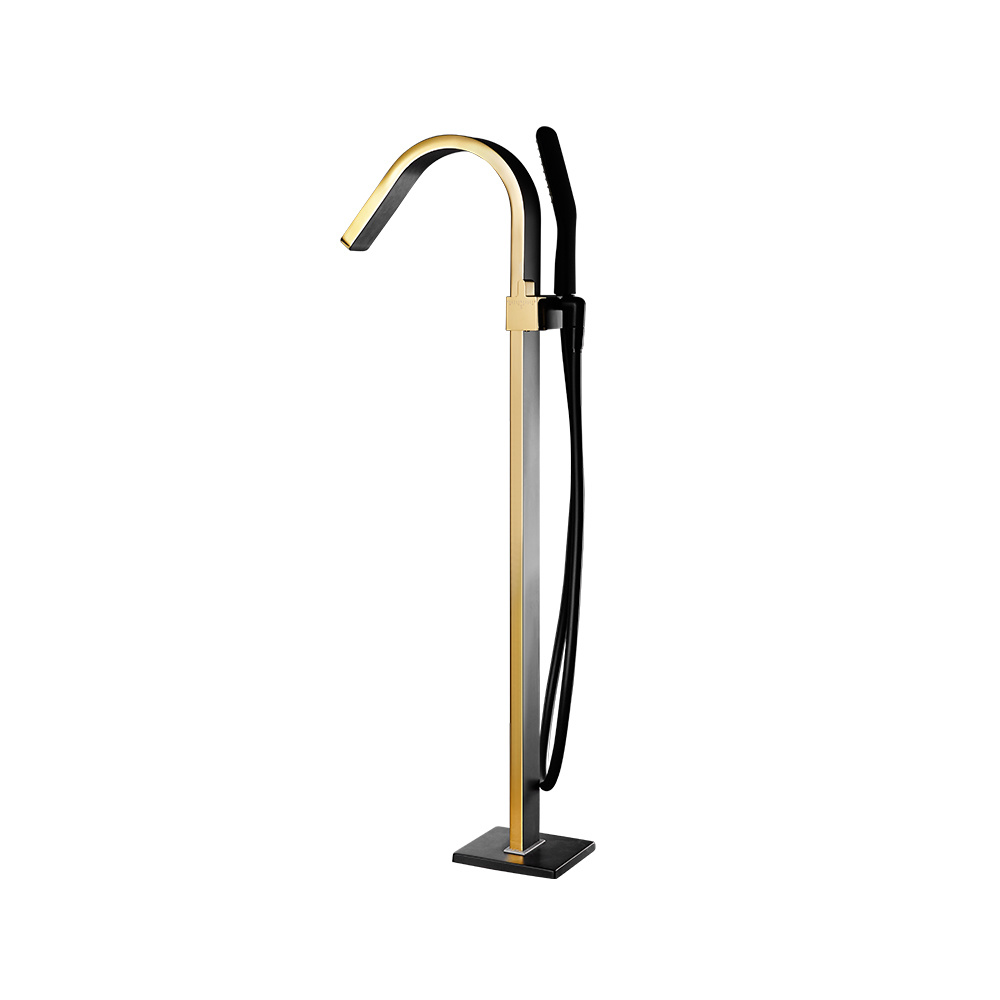 Bath shower floor standing mixer