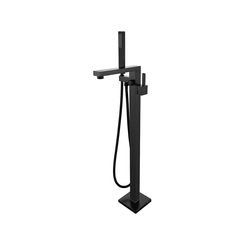 Bath shower floor standing mixer