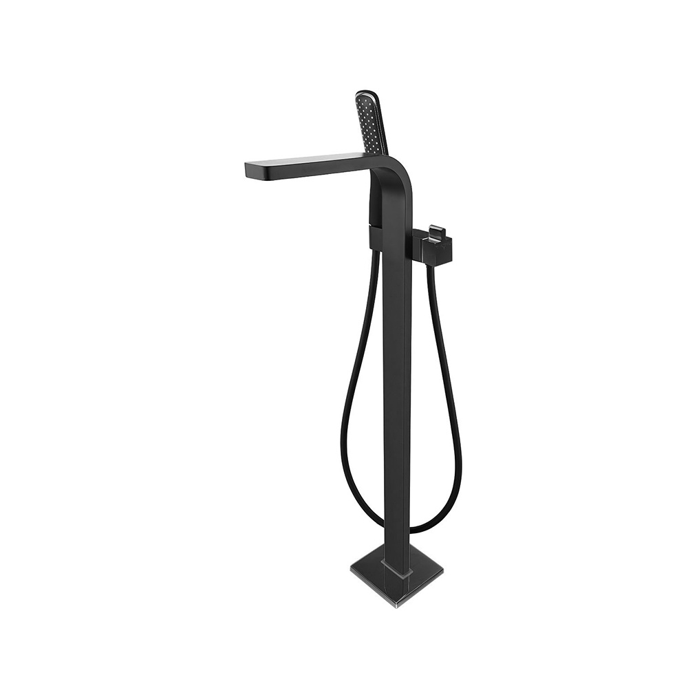 Bath shower floor standing mixer