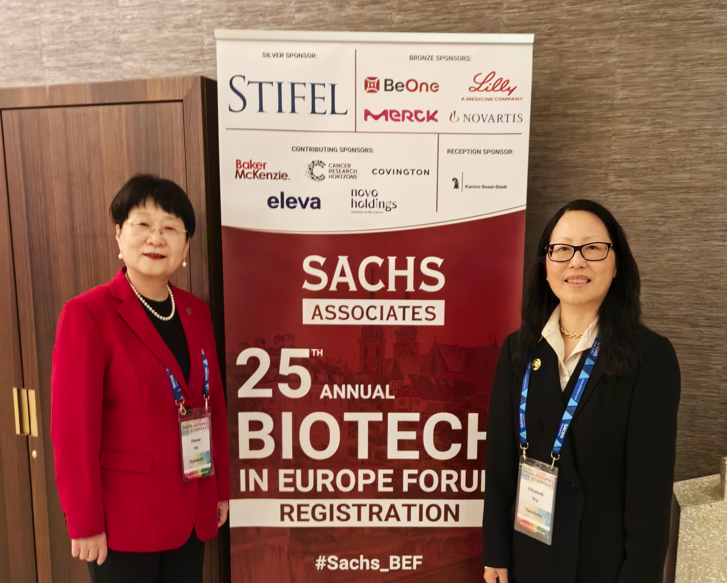 Nanolattix Chairwoman Dr. Zhuican Qu Makes Appearance at the 25th Annual Biotech in Europe Forum