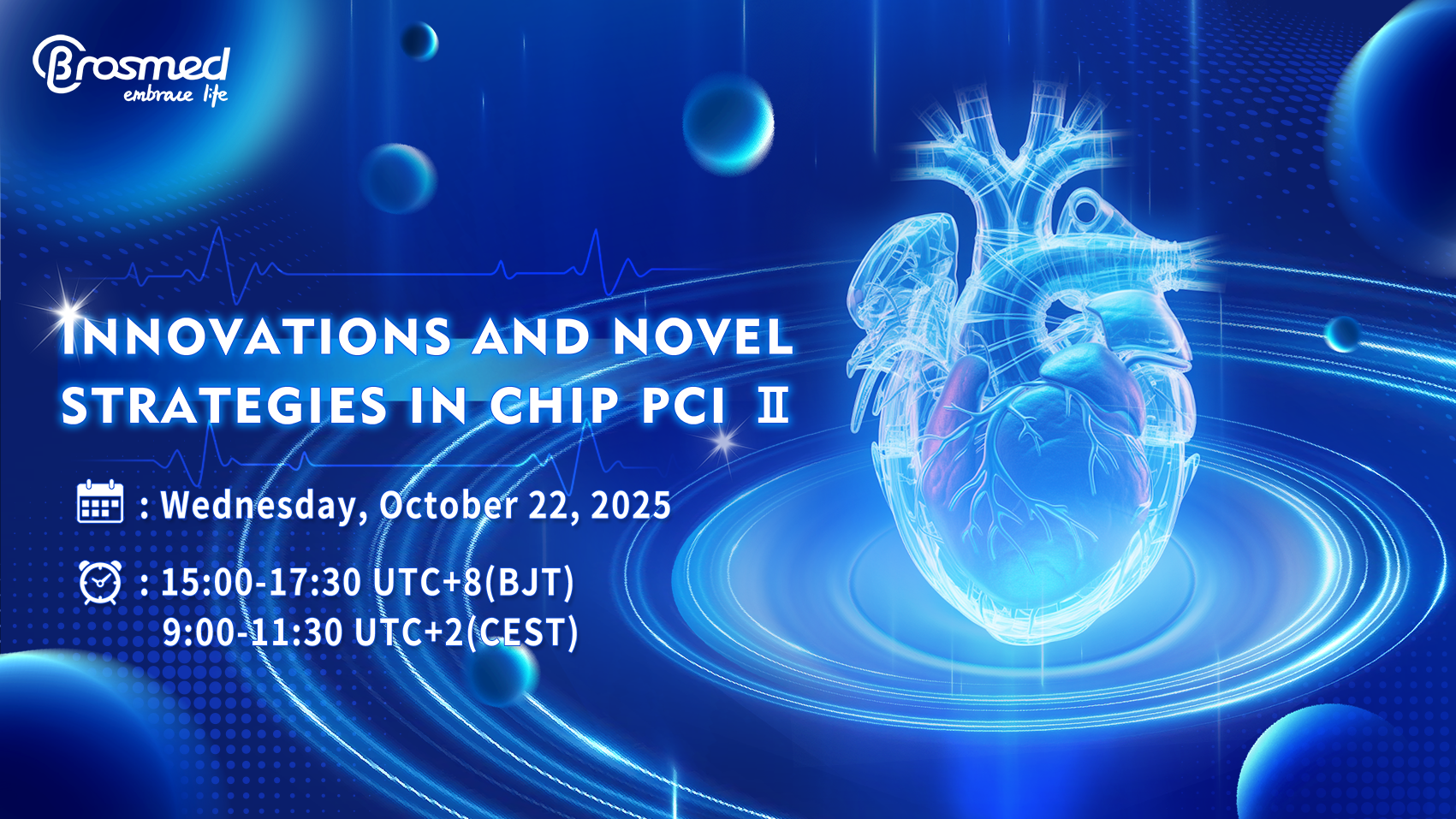Webinar Invitation | Innovations and Novel Strategies in CHIP PCIⅡ