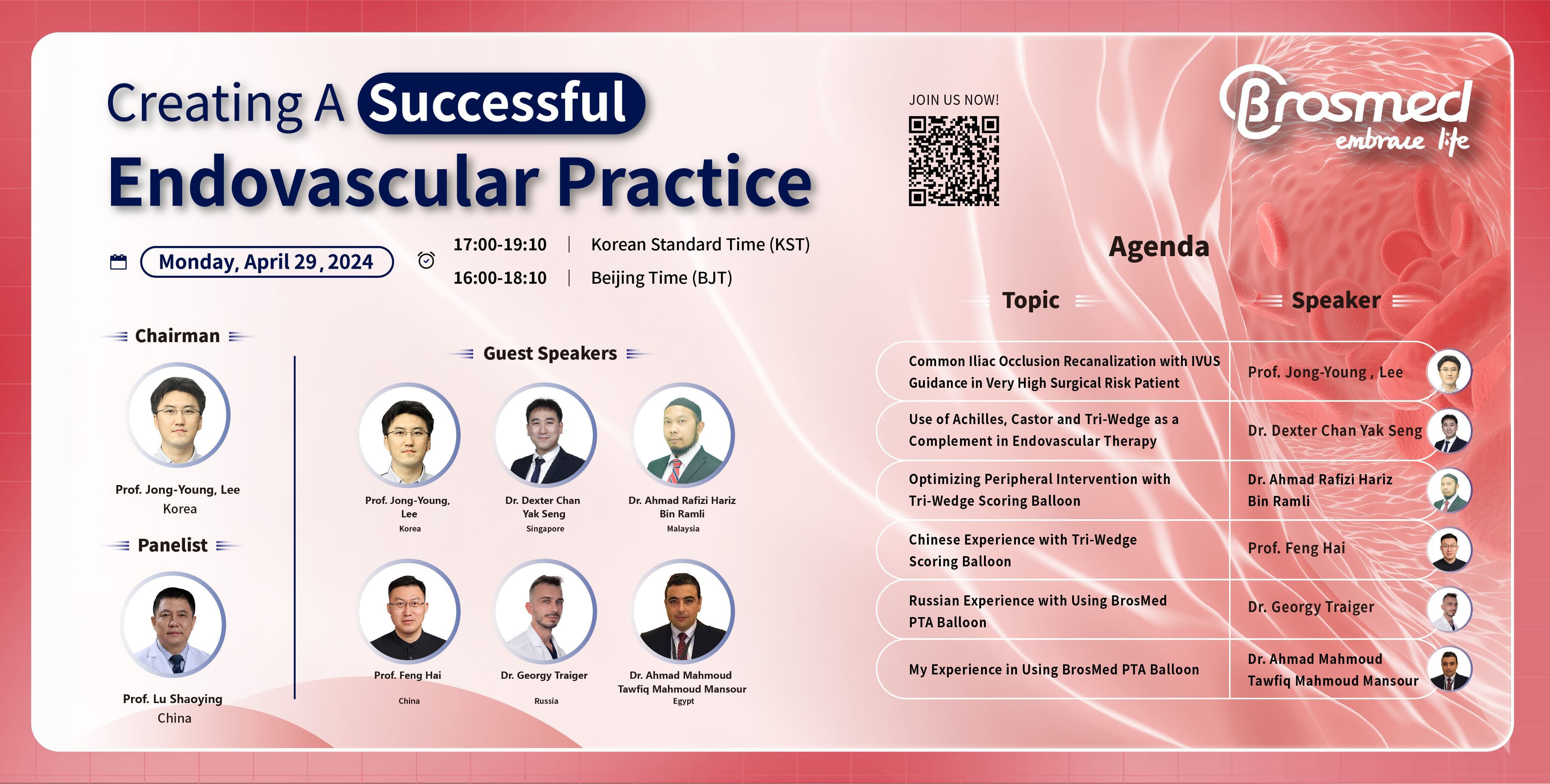 Webinar Invitation | Creating A Successful Endovascular Practice. Apr. 29