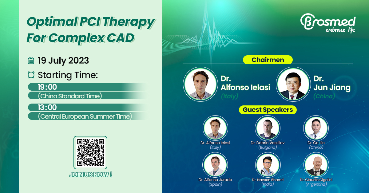 Webinar Invitation: Optimal PCI Therapy For Complex CAD