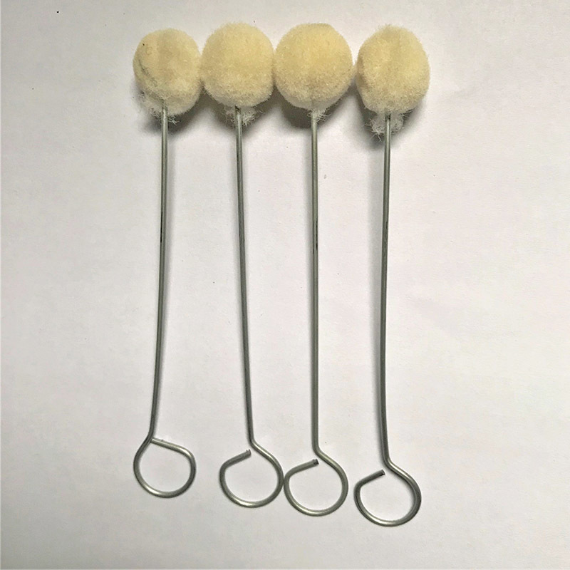 Wool ball brush