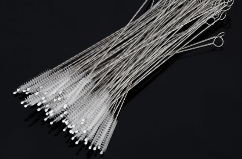 What are the requirements of bottle brush material?