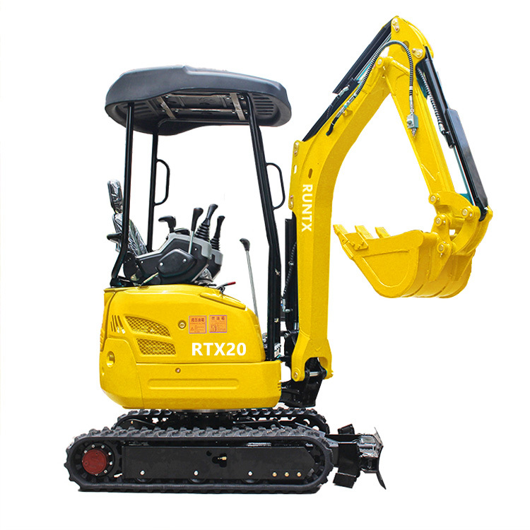 RUNTX Mini Excavateur Crawler de 2 Tonnes - Zéro Queue