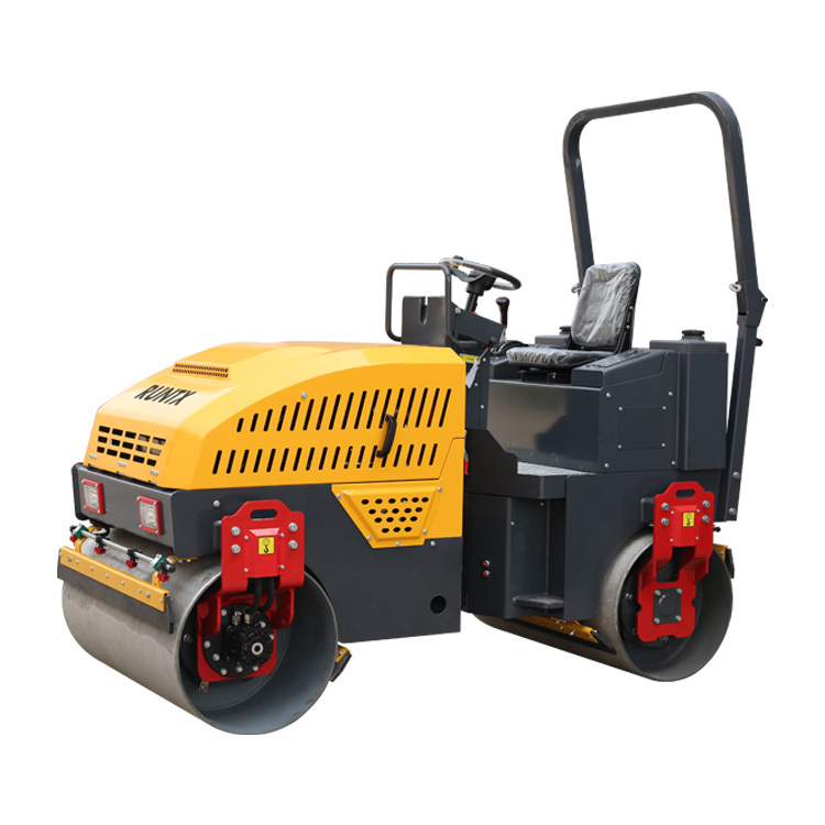 RUNTX 2.5 Ton Hydraulic Double Steel Wheel Road Roller