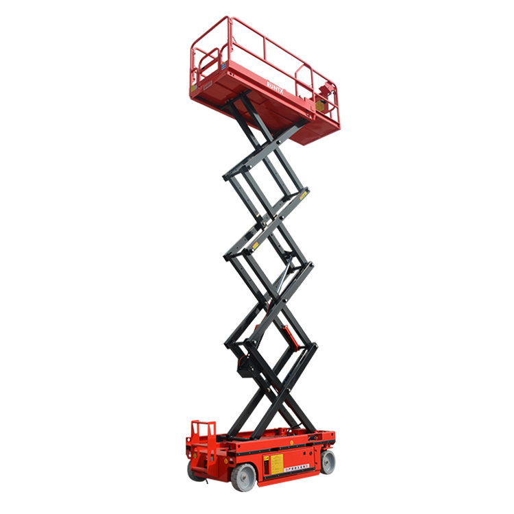 Elevadores de tijera autopropulsados mini de 230 kg y 8 m