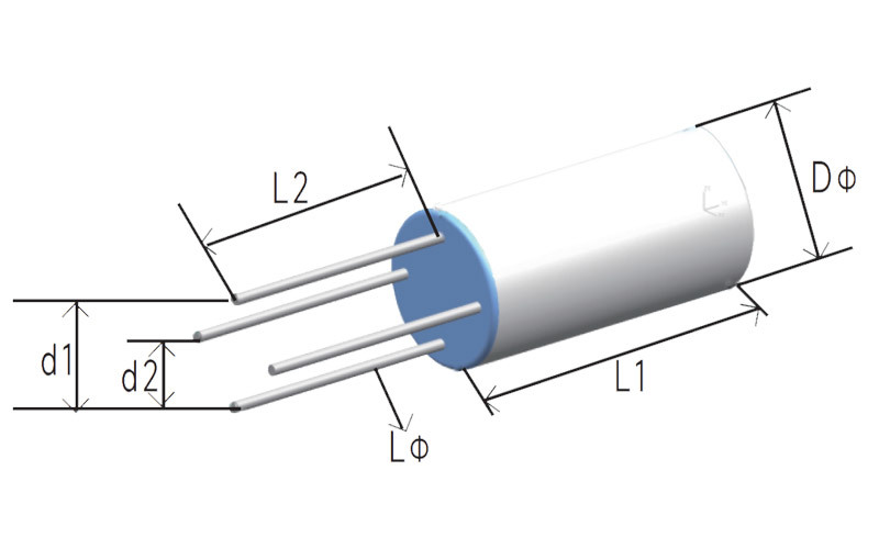 Pt1000 H High temperature series-Ceramic platinum resistor