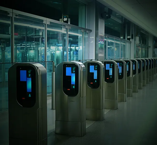 Solutions de tourniquet de transport en commun