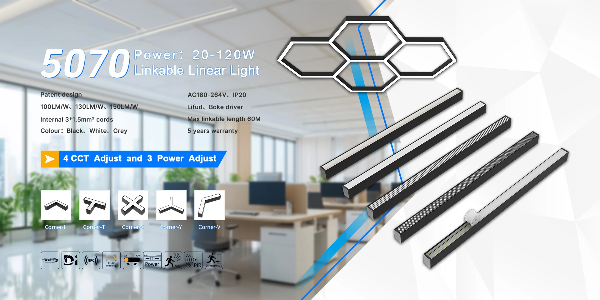 5070 Linkable Linear Light