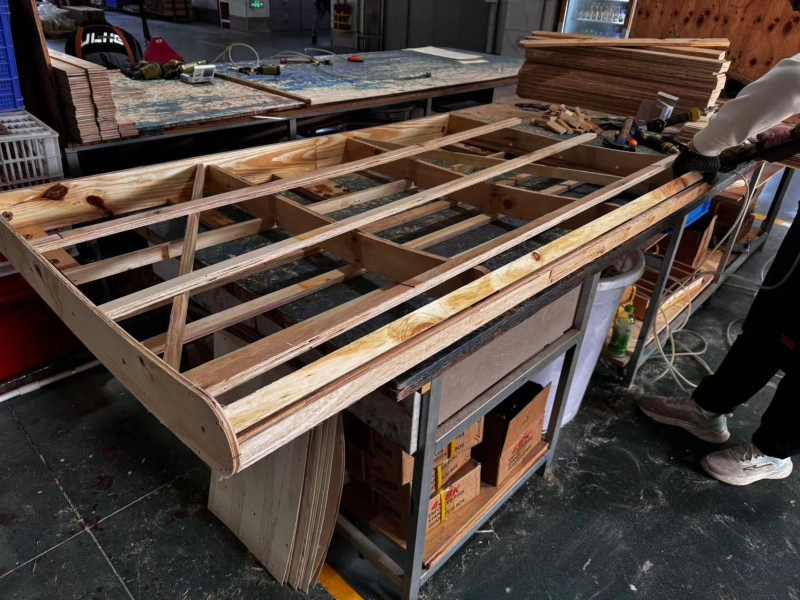 Wooden frame process