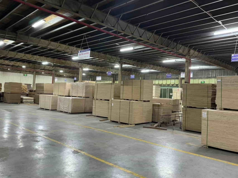 Wood storage warehouse