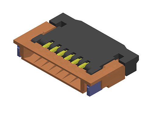 FPC 0.5 后锁0.95H 蝴蝶扣