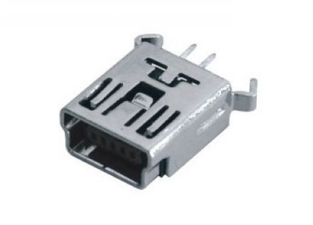MINI USB 5F DIP STRAIGHT