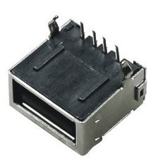 usb A母90度 单层全包型