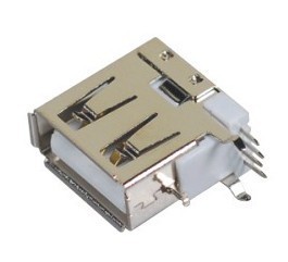 usb A母90度侧插短体