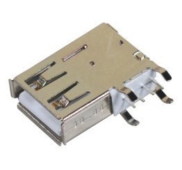 usb A母90度侧插长体