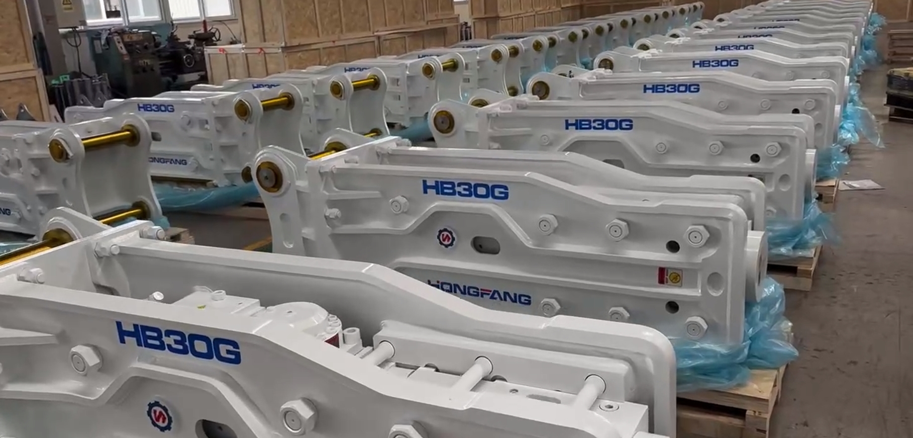 Hongfang Group completa de manera eficiente la entrega de pedidos de comercio exterior para martillos rotos