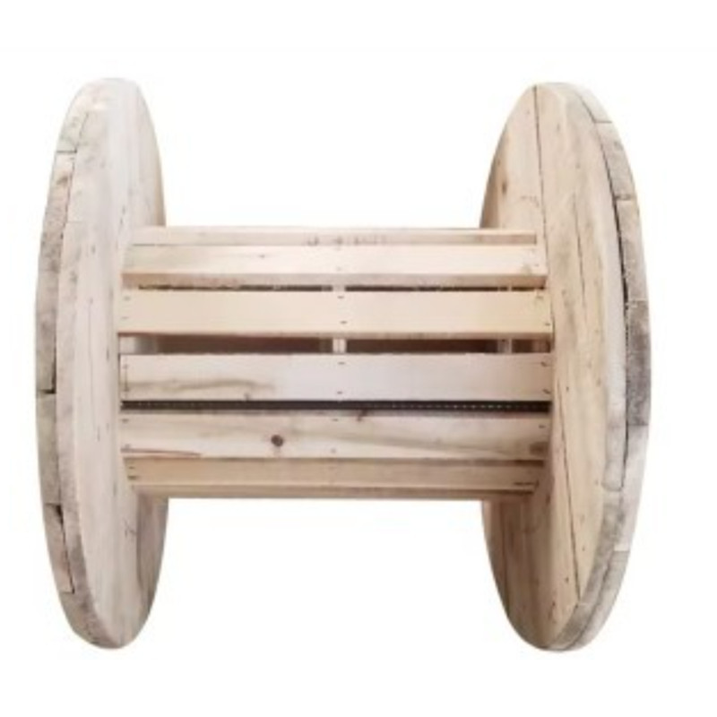 Wooden wire drum