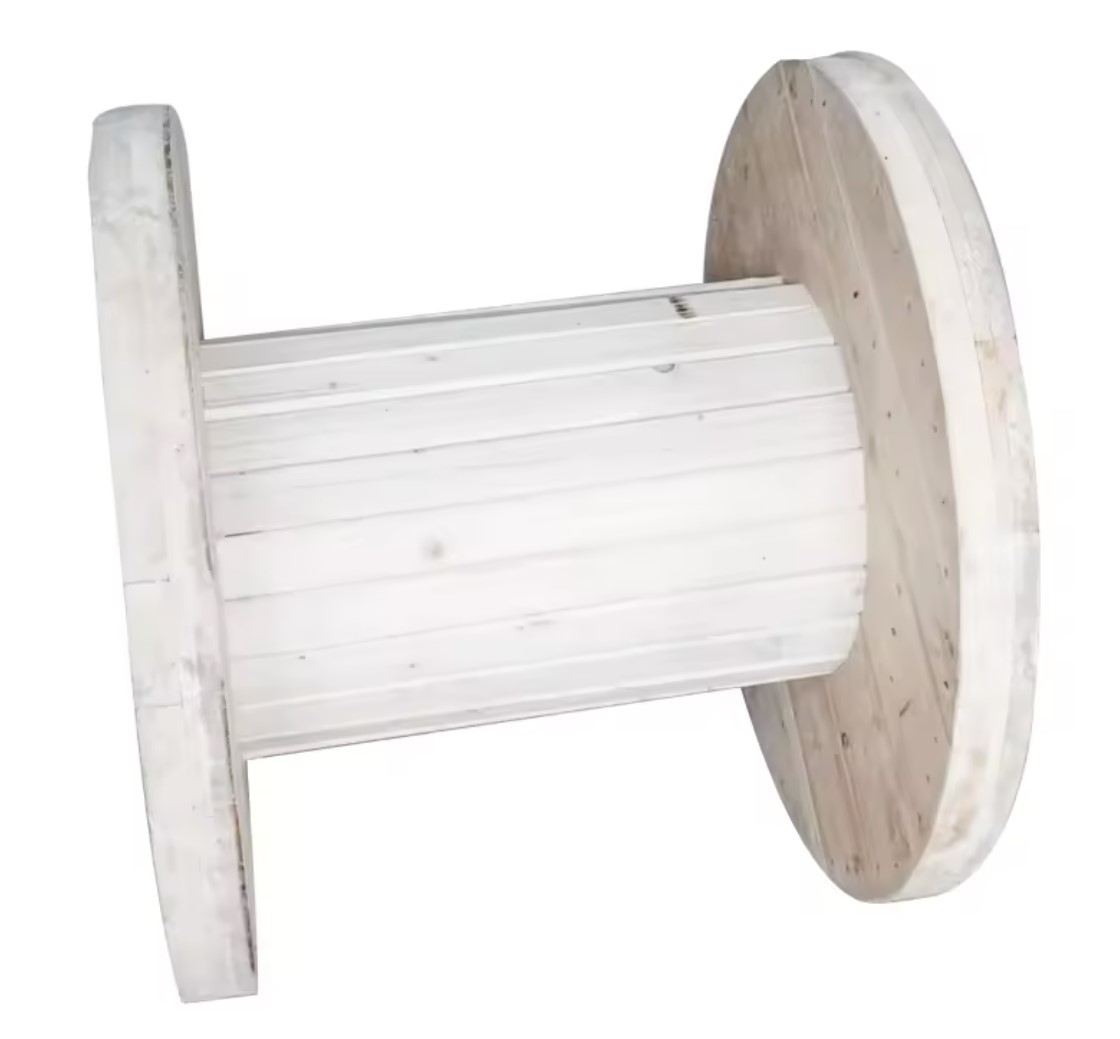 Wooden wire drum