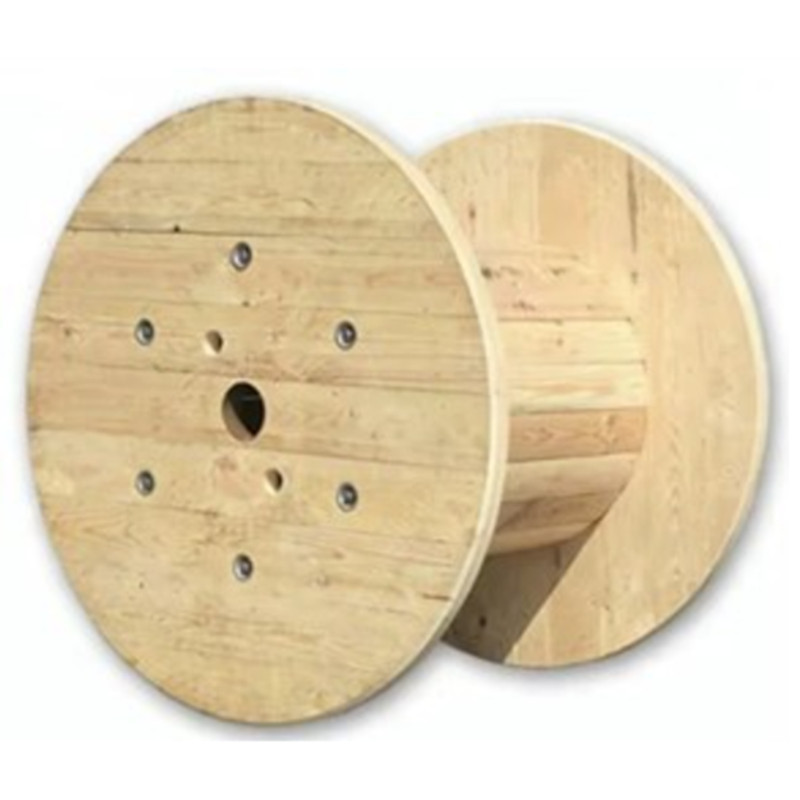 Wooden wire drum