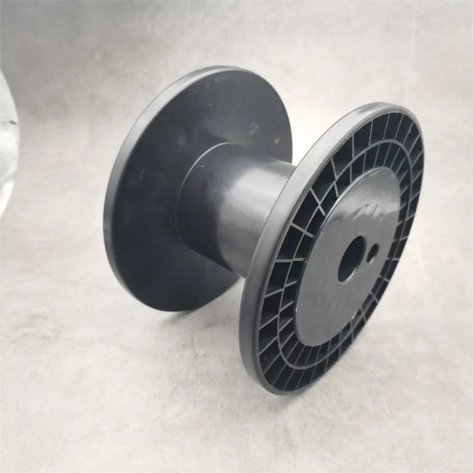 ABS Material Black Color Plastic Bobbin Spool For Cable Wires